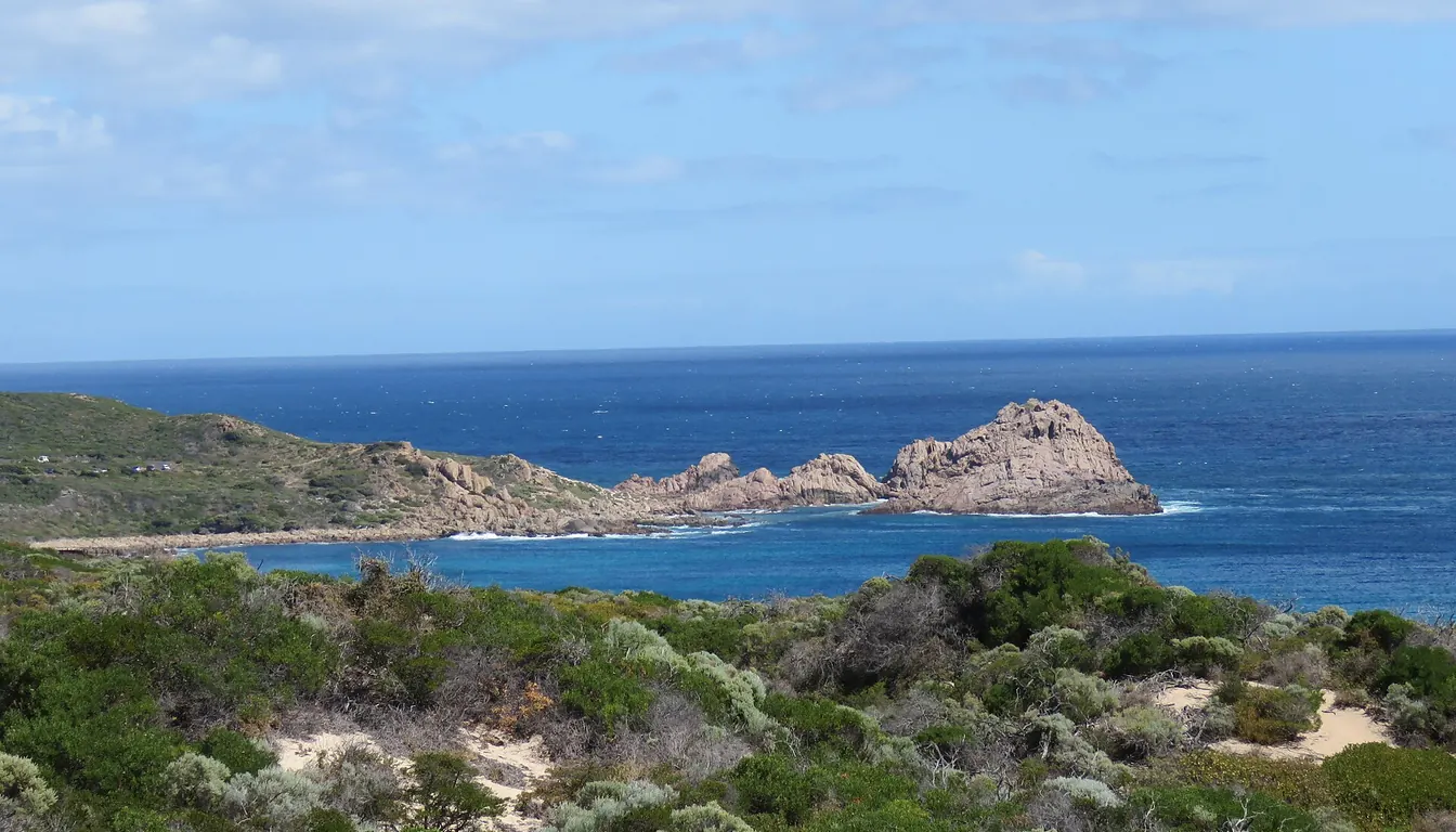 Sugarloaf Rock sea stack off Cape Naturaliste coast